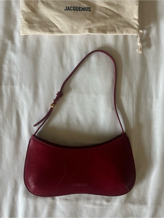 Jacquemus Handbags - Jacquemus Le Bisou Genuine Calf Hair Shoulder Bag